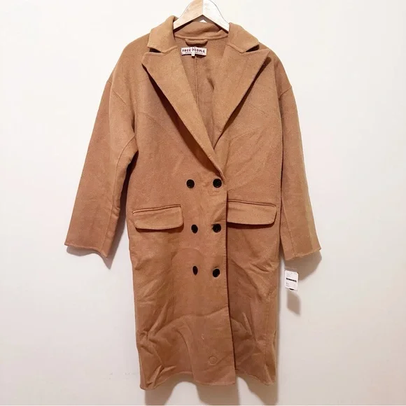 Free People Adore You Wool blend Coat - Picture 4 of 8